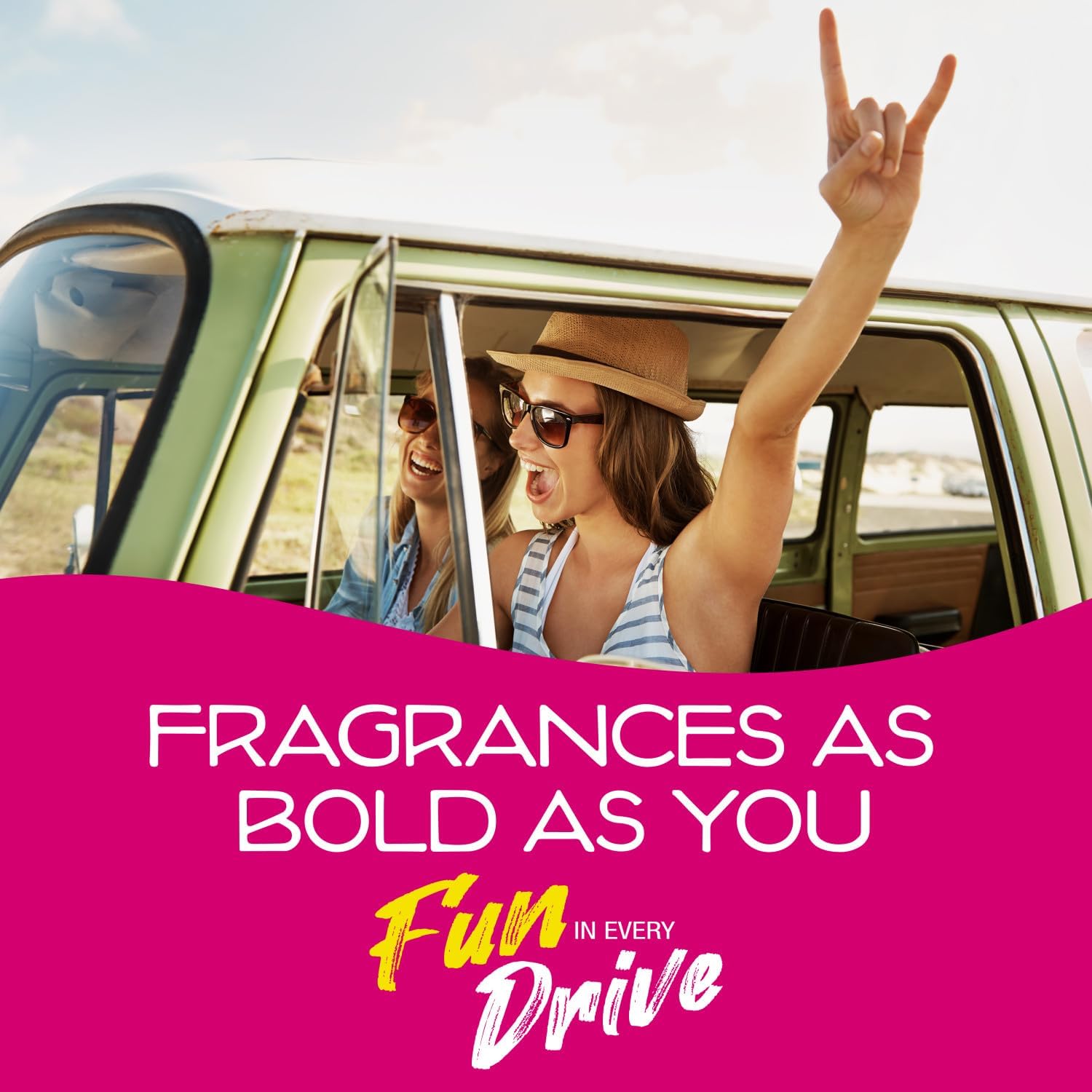 California Scents Power Bloc Car Air Freshener, Coronado Cherry Scent, 6 Pack - Image 8