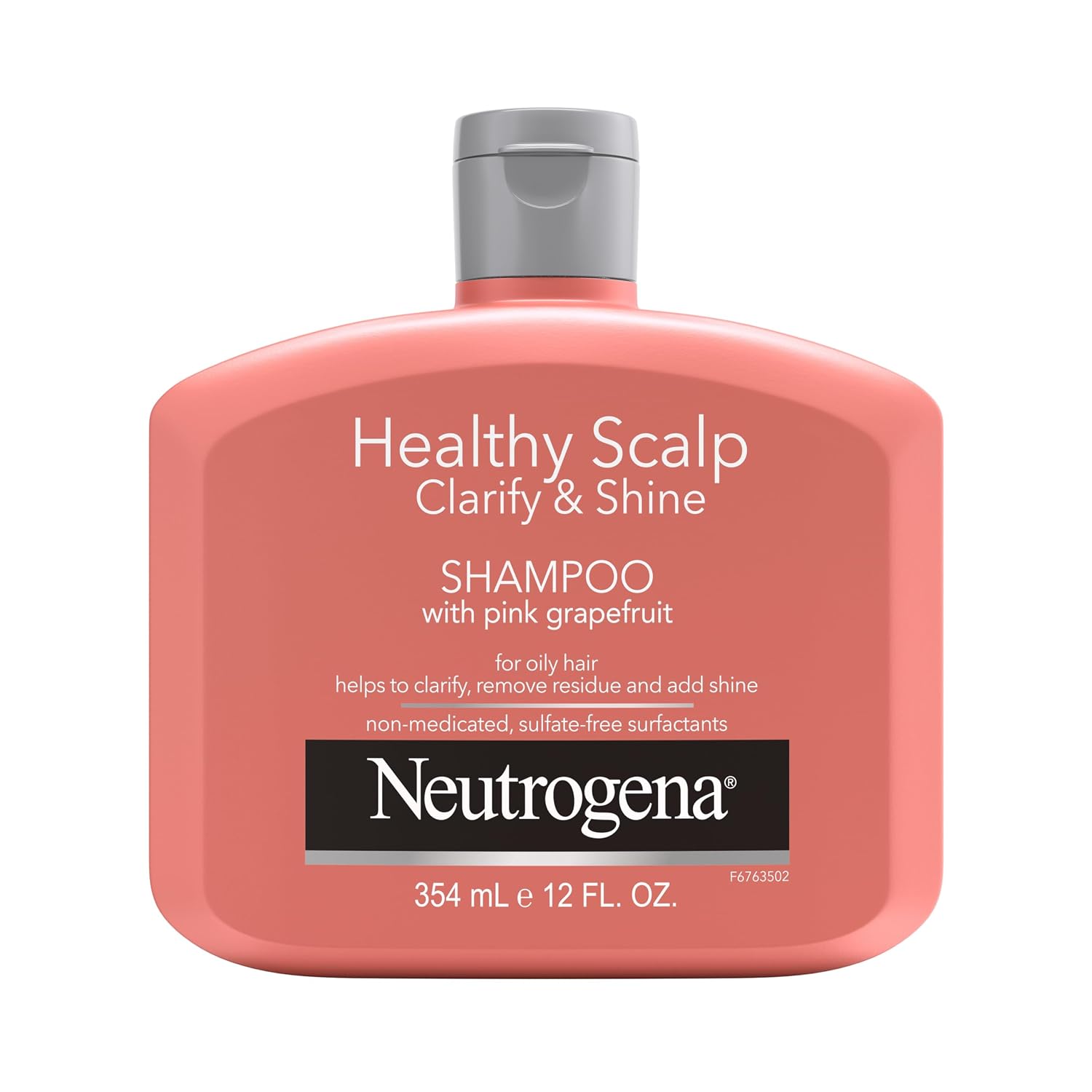 Neutrogena Healthy Scalp Pink Grapefruit Shampoo for Oily Hair & Scalp, 12 fl oz - Image 2