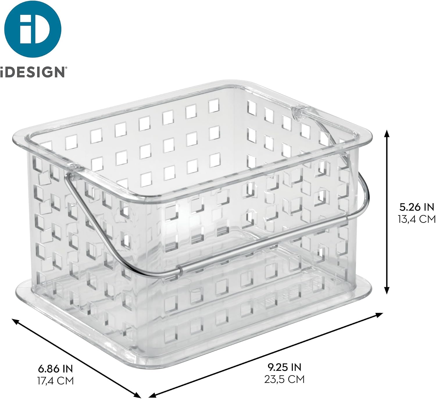 iDesign Small Clear Shower Caddy with Handle, Portable Shower Organizer for Dorm or Bathroom, 3-Pack - Image 5
