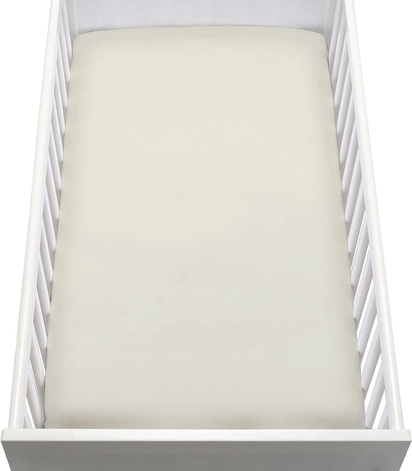 Newton Baby Fitted Crib Sheet (2-Pack) - Ultra Breathable and Soft, Organic Cotton, Fits All Standard Cribs, Oatmeal - Image 8