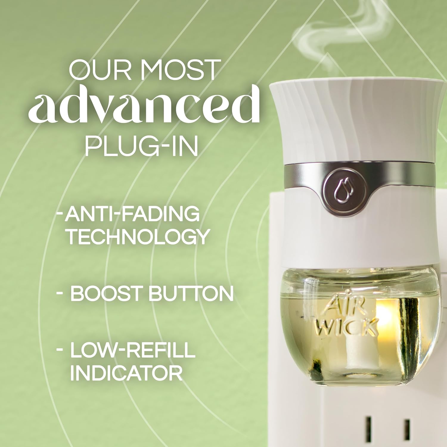 Air Wick Plug-In Scented Oil Advanced Gadget, 4 Count, Room Freshener, Air Freshener, Essential Oils - Image 3