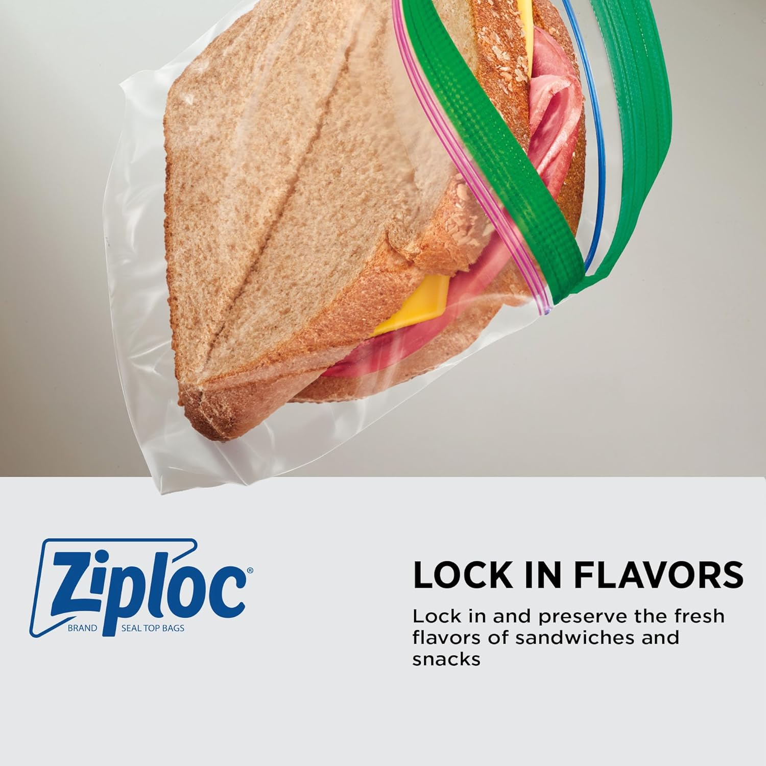 SC Johnson Professional Ziploc Brand Sandwich Bags, Food Storage Ziploc Brand Bags, Easy Open Tabs, Commercial Pack, 500 Count Box, for Professional Use Only - Image 5