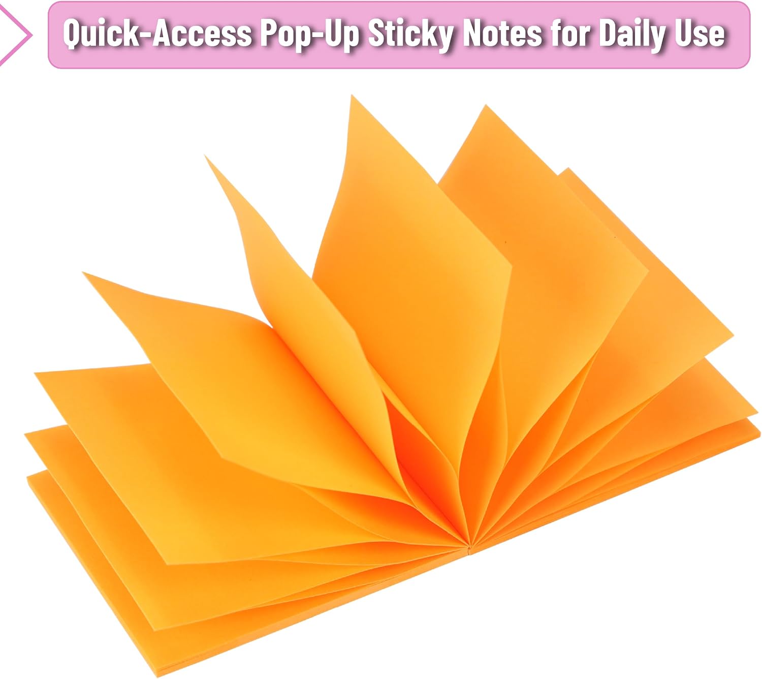 Mr. Pen- Pop Up Sticky Notes 3x3 Refills, 18 Pads, 900 Sheets, Bright Colors, Self Adhesive Memo Pads for Dispensers, Perfect for Home, Office & School, Stocky Notes for Bible Journaling - Image 4