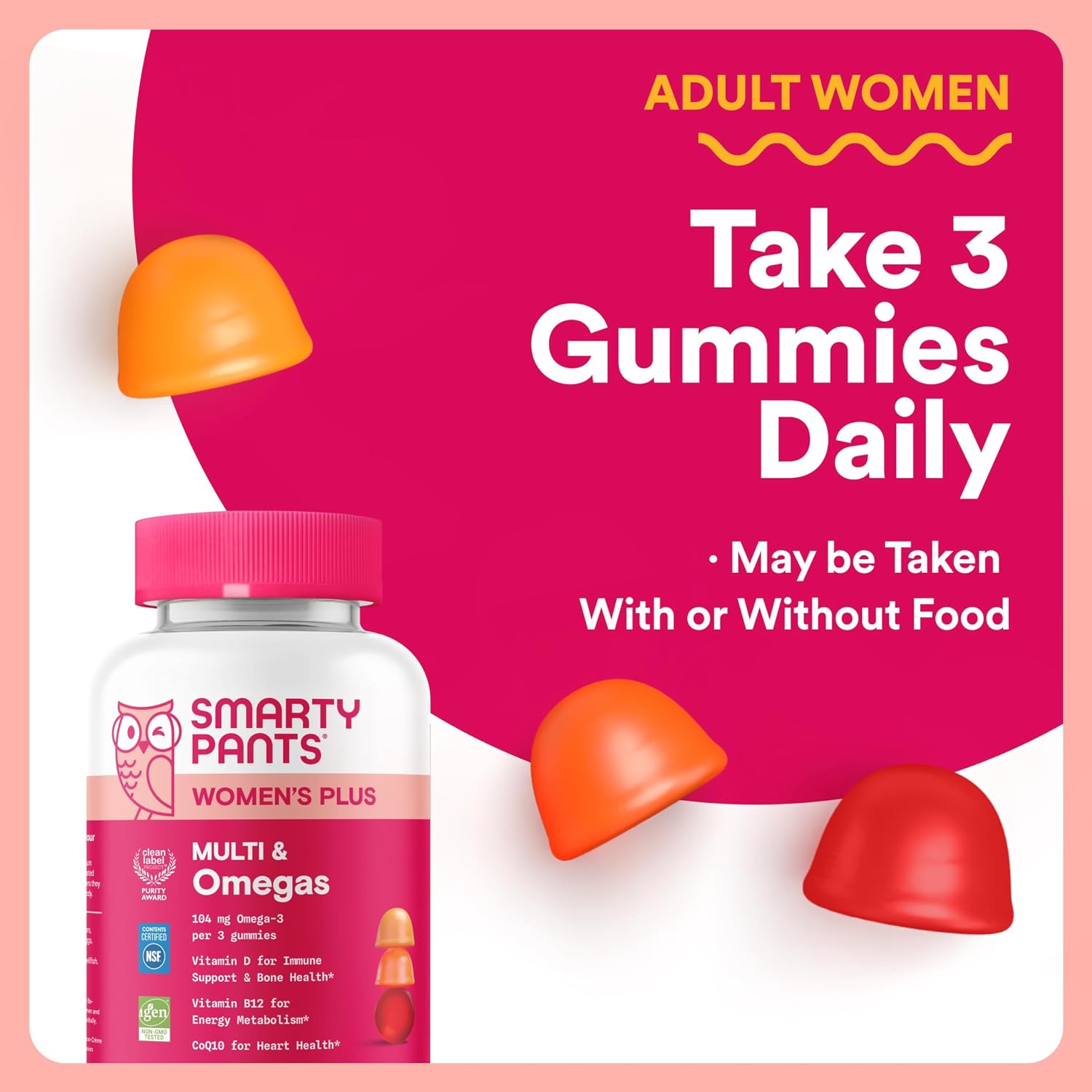 SmartyPants Mother & Son Daily Nutrition Bundle: Women’s + Teen Guy Multivitamin Gummies with Omega-3, Methylfolate, Vitamins D3, B12, A & Zinc – Gluten Free, Non-GMO, 90 & 60 Count (Pack of 2) - Image 5