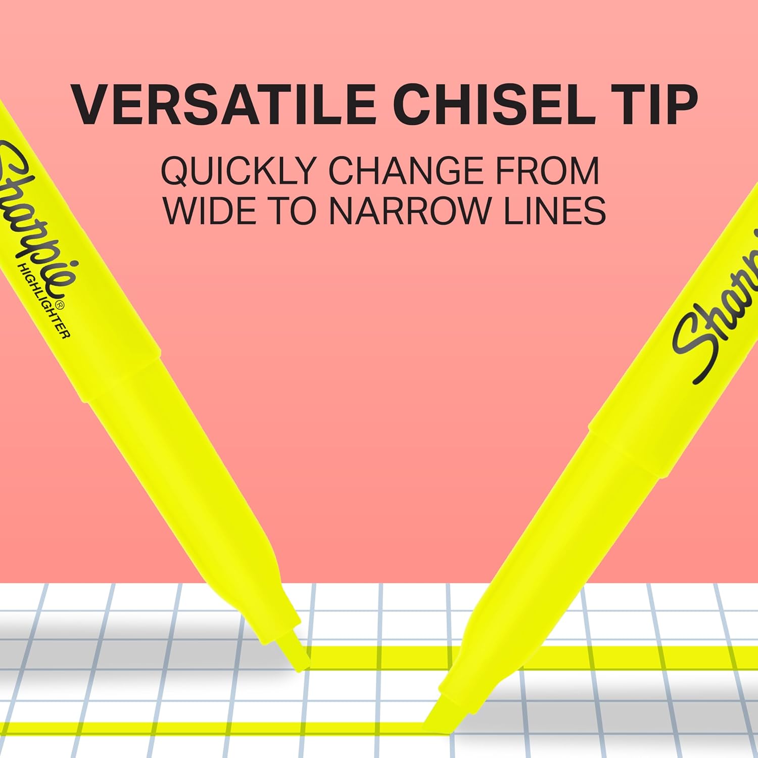 Sharpie Pocket Style Highlighters, Narrow Chisel Tip, Fluorescent Yellow, 8 Count - Image 5