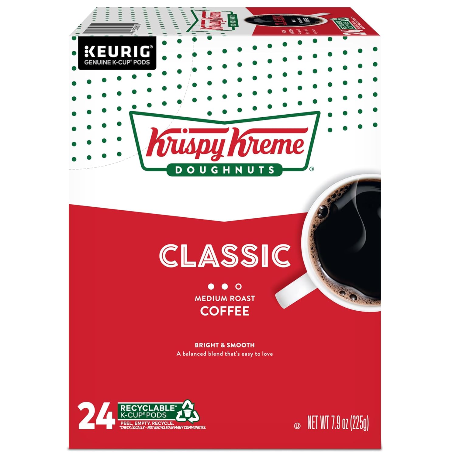 Krispy Kreme Classic Coffee, Keurig Single Serve K-Cup Pods, Medium Roast, 96 Count - Image 14