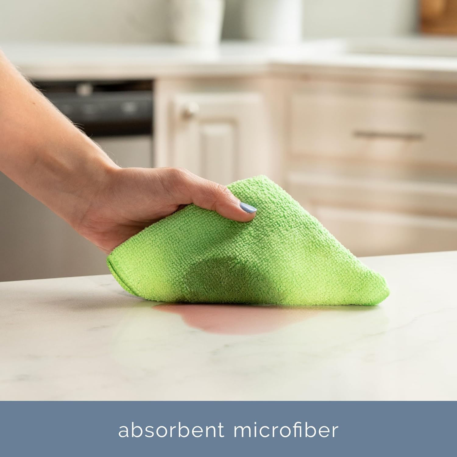 S&T INC. 150 Pack Microfiber Cleaning Cloth, Bulk Towels for Home, Reusable Microfiber Towels for Cars, Cleaning Rags, Assorted, 11.5 Inches x 11.5 Inches, 150 Count - Image 2