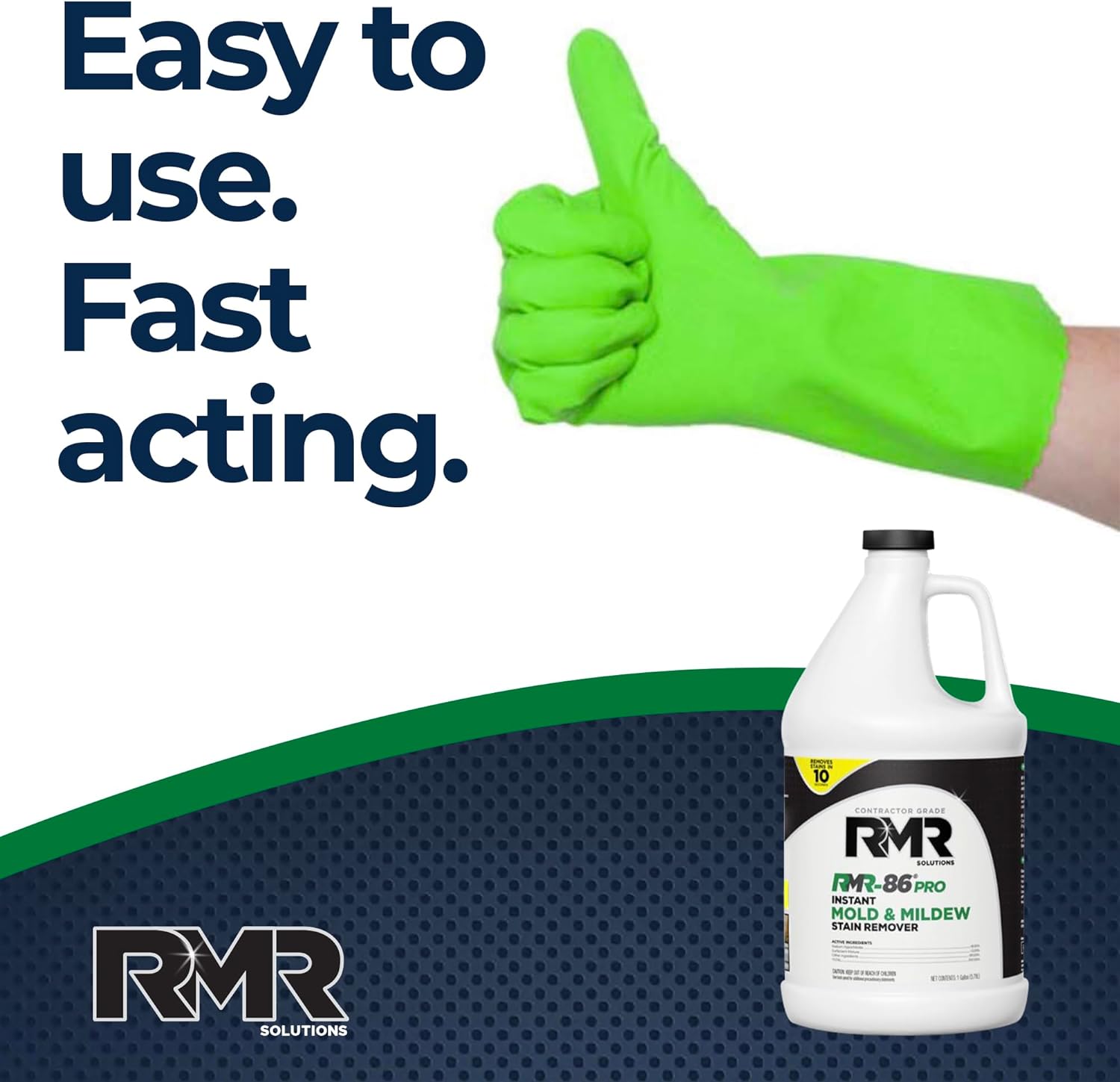 RMR-86 Pro Contractor Grade Mold Stain & Mildew Stain Remover Cleaning Solution, Professional Quality Formula, 1 Gallon - Image 6