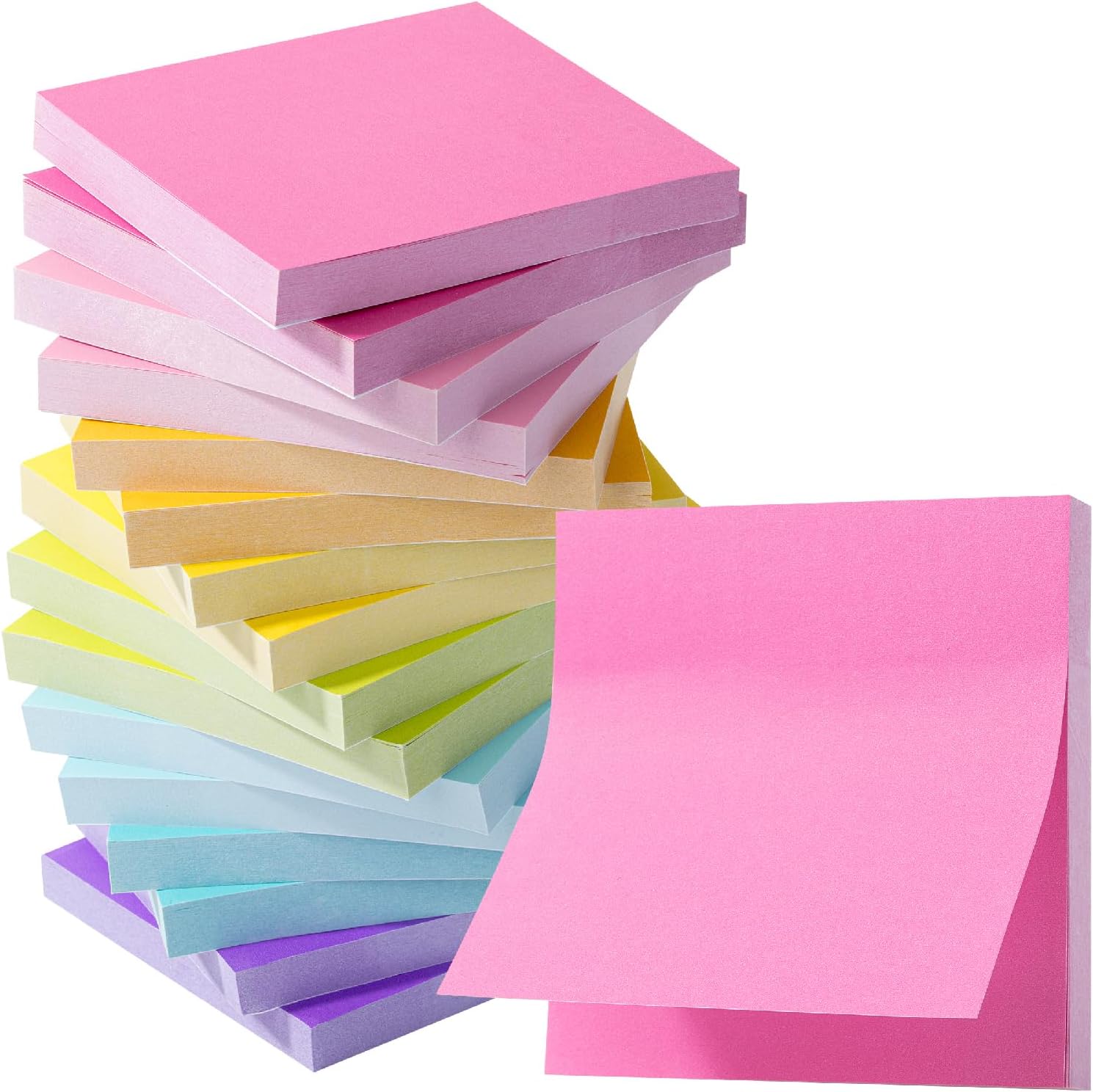 Mr. Pen- Sticky Notes, 3"x3", 16 Pads, 1300 Sheets, Prism's Reverie, Sticky Notes Bulk, Self-Stick Note Pads, Perfect for Office, School, Home, Study & Organization - Image 9