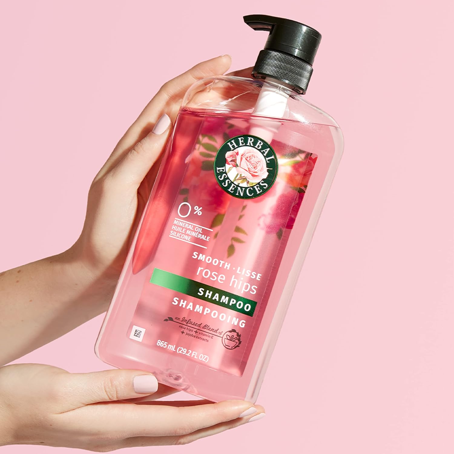 Herbal Essences Shampoo & Conditioner Set, Rose Hips - Smooth Collection, Paraben-Free, Color-Safe, Shiny Hair with Jojoba & Vitamin E, 29.2 Fl Oz Each, 2-Pack - Image 11