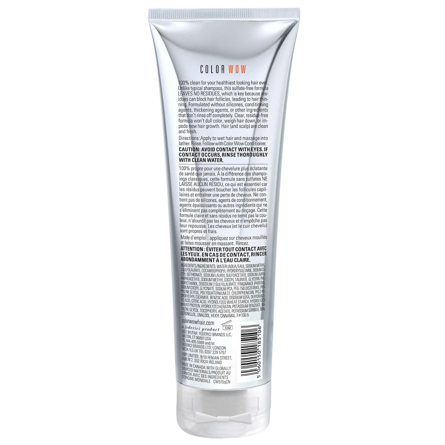COLOR WOW Color Security Shampoo – Sulfate Free & Residue-Free Formula | Healthy Looking Hair & Scalp | Paraben Free Salon Quality - Image 3