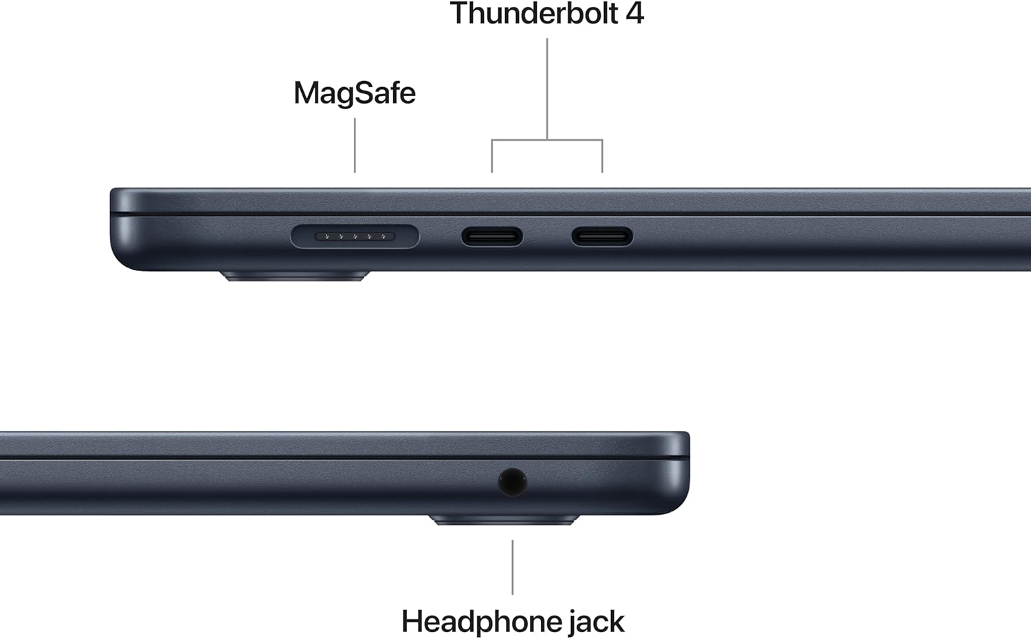 Apple 2026 MacBook Air 15-inch Laptop with M5 chip: Built for AI, 15.3-inch Liquid Retina Display, 16GB Unified Memory, 512GB SSD, 12MP Center Stage Camera, Touch ID, Wi-Fi 7; Midnight - Image 6