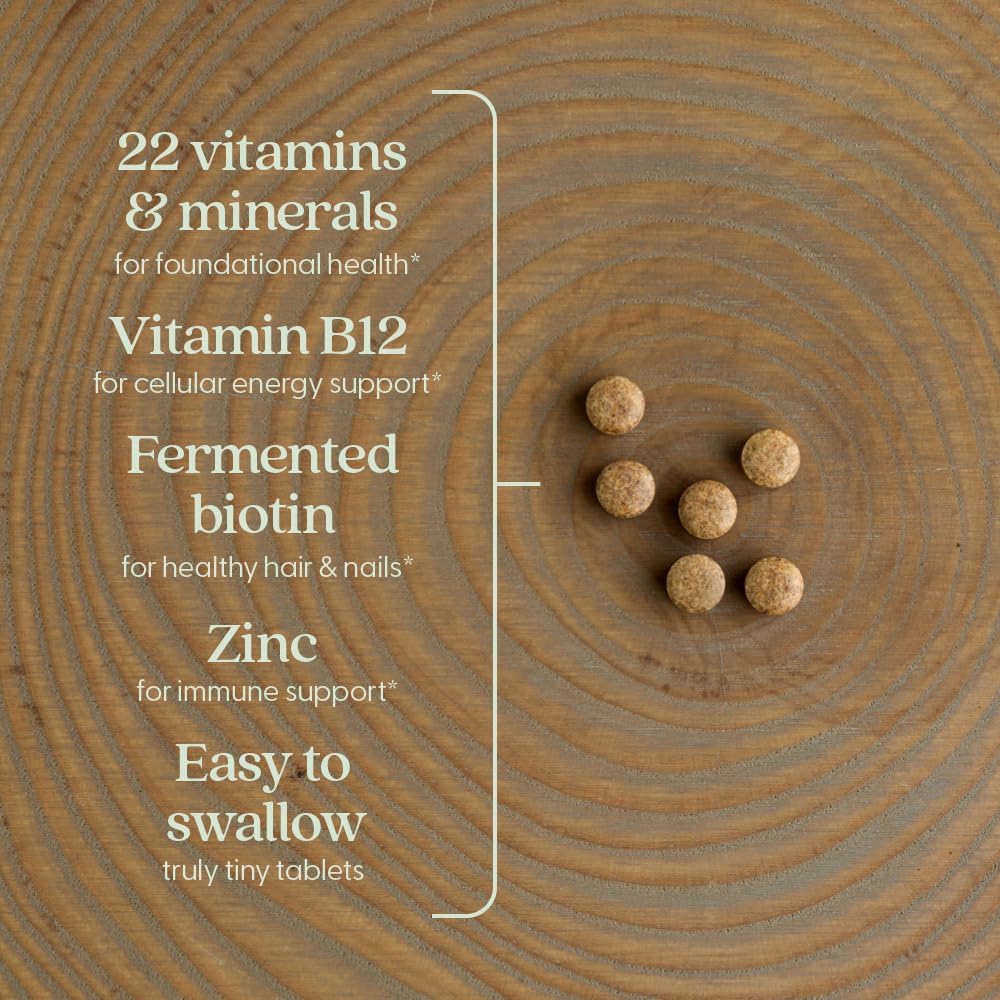 New Chapter Tiny Tabs Multivitamin with 20+ Nutrients for Immune, Cellular Energy & Stress Support, Including Vitamin D3 + B Vitamins, 192 Count - Image 4