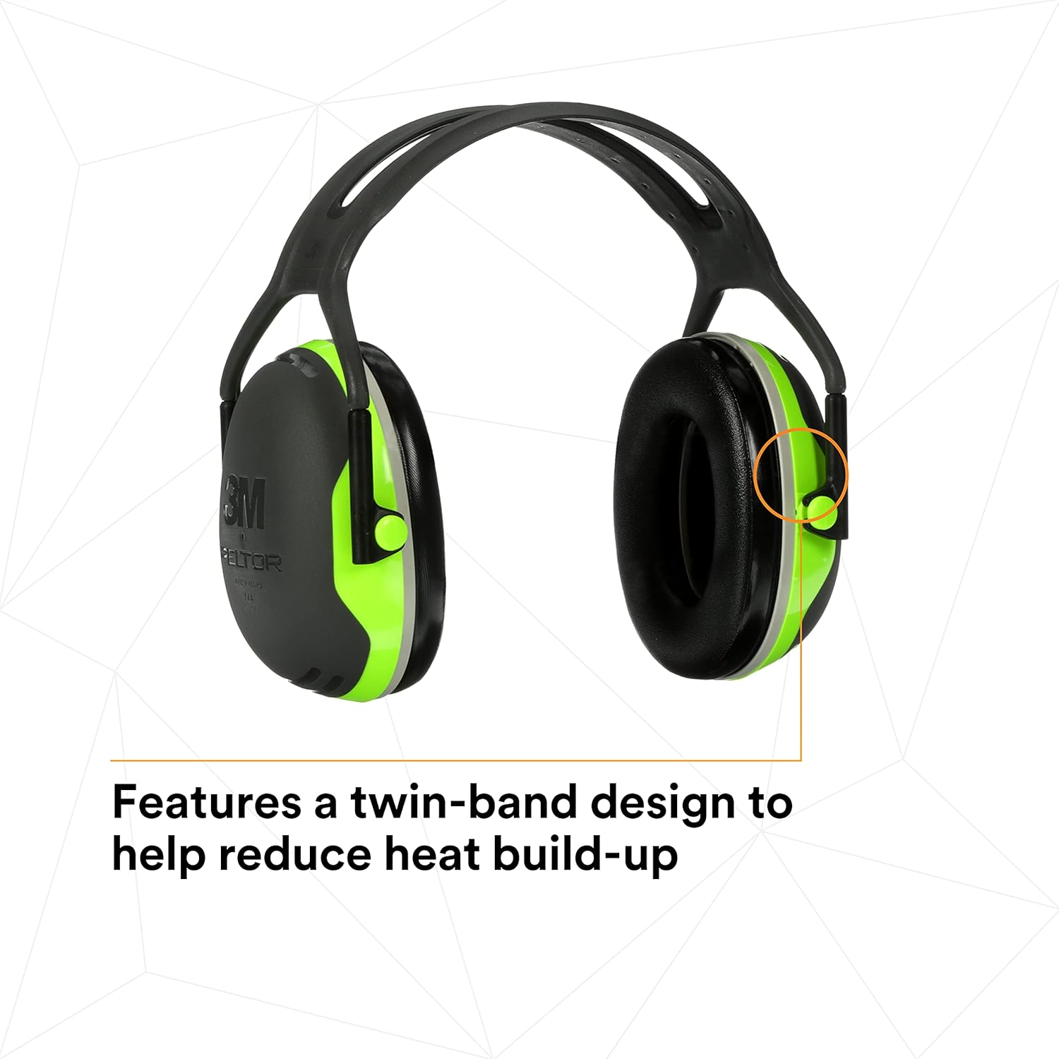 3M PELTOR Hearing Protection Earmuffs, X4 Series Noise Protection, Construction, Manufacturing, Assembly, Sanding - Image 8