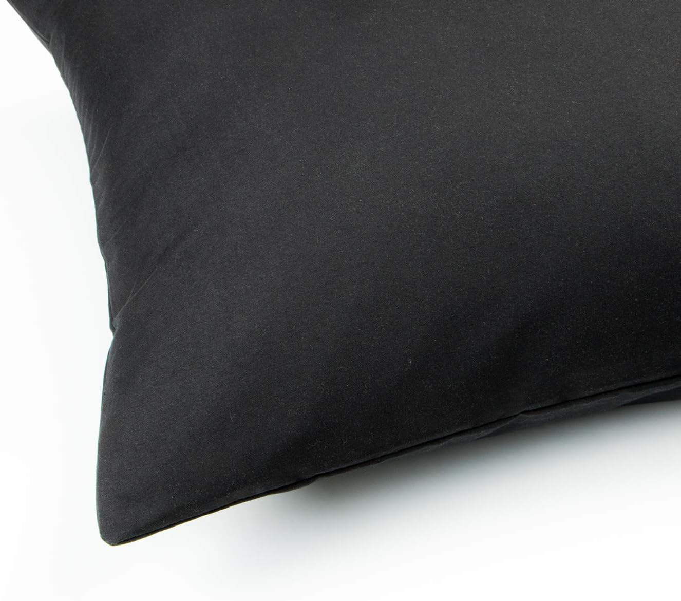 FLXXIE Pillow Cases Queen, Soft Microfiber Pillow Covers with Envelope Closure, Wrinkle Resistant Pillowcases, 2 Piece Set, 20x30, Black - Image 4