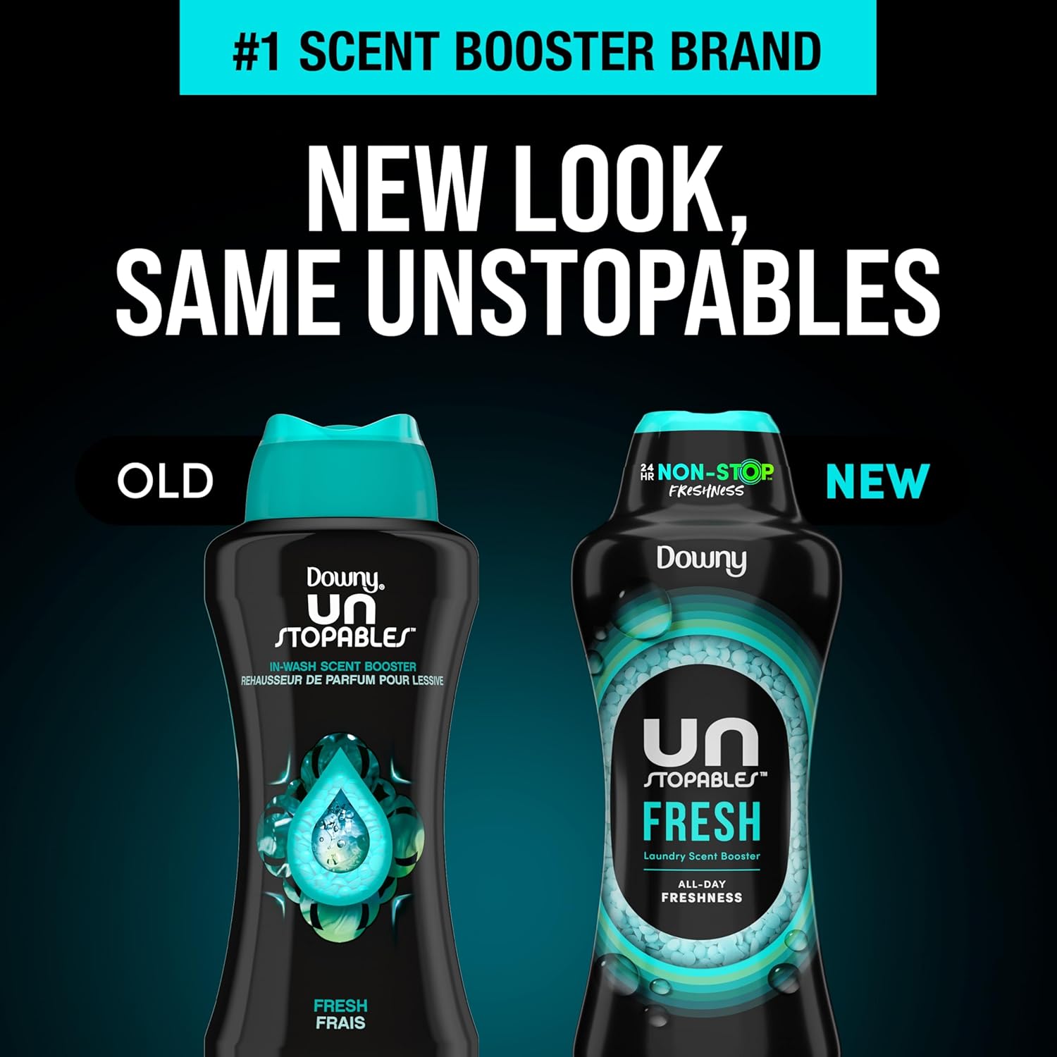 Downy Unstopables In Wash Scent Booster Beads, Fresh Scent, 24 oz, Laundry Beads For Odor Protection, Downy Scent Booster Beads, Laundry Scent Boosters - Image 10