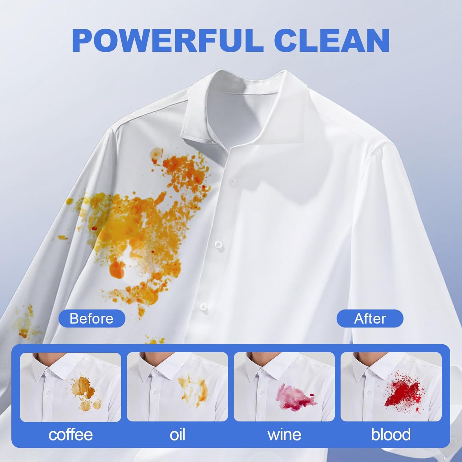 140-Count Laundry Detergent Pacs, 5-in-1 Powerful Clean, Stain Remover, Color Protector, Fabric Care, Deep Hygienic Clean, HE Compatible - Image 7