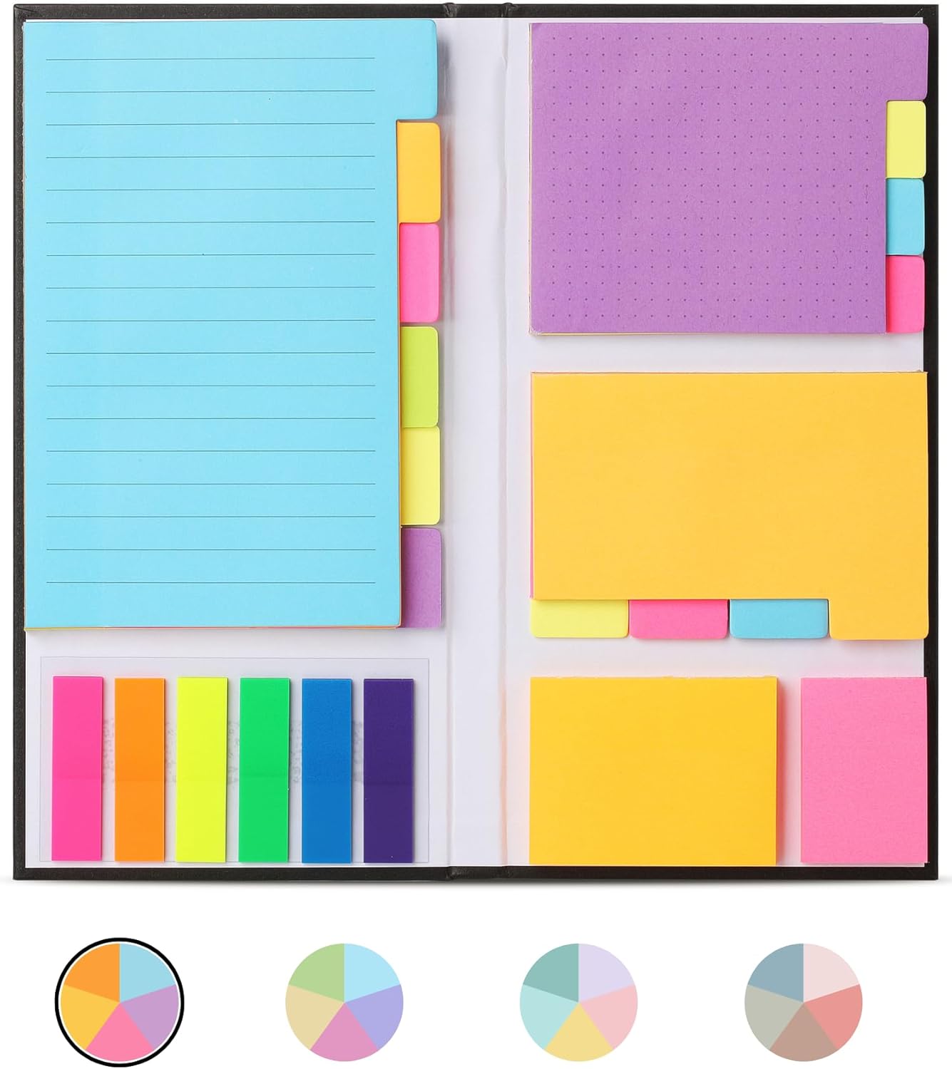 Mr. Pen- Sticky Notes Set, 410 Pack, Ruled, Dotted & Blank Notes with 150 Index Tabs, Divider Sticky Pads for Bible Study, Office, School, Planning, Journaling & Organization - Image 9