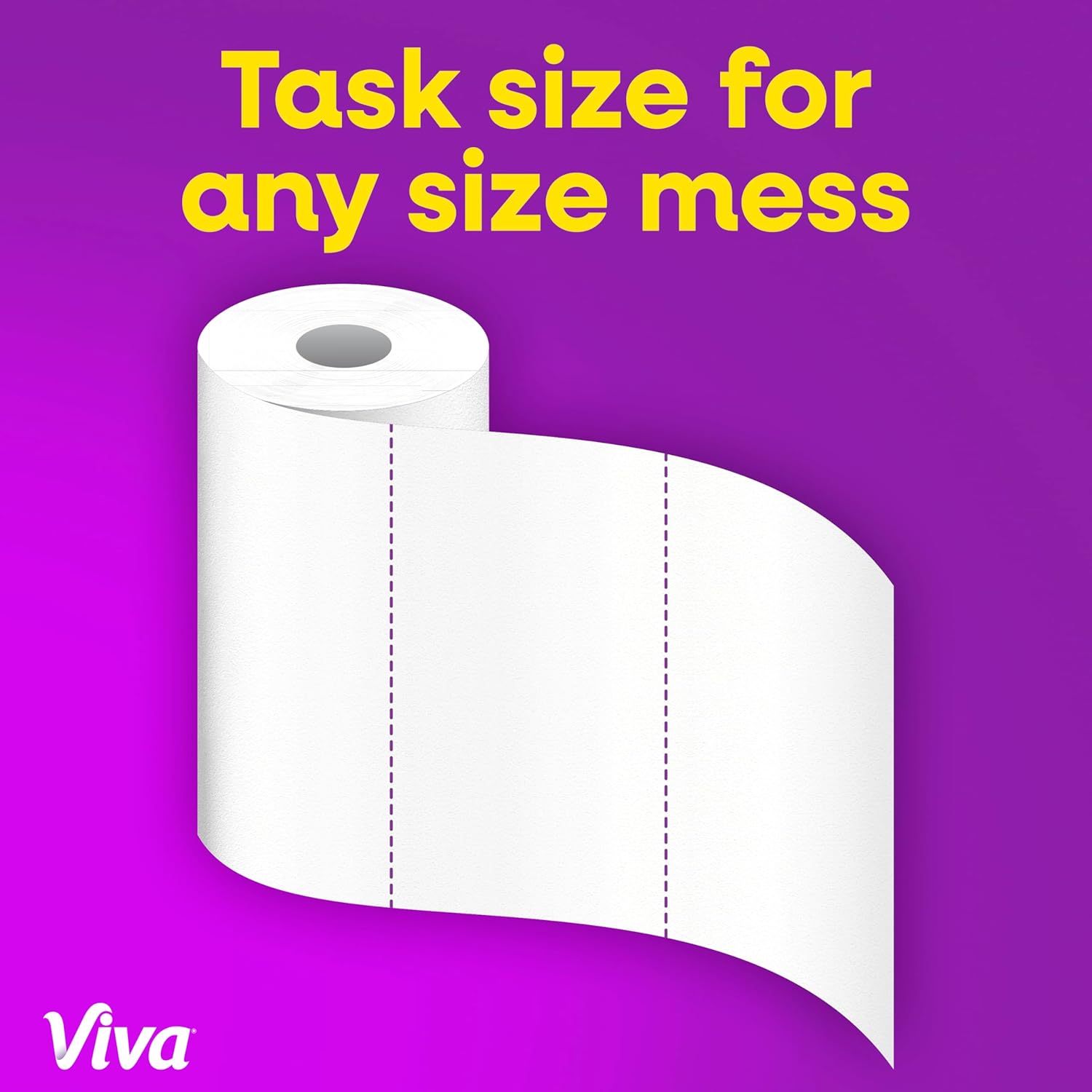 Viva Signature Cloth Paper Towels, Task Size, 16 Family Triple Rolls, 141 Sheets per Roll (Packaging May Vary) - Image 6
