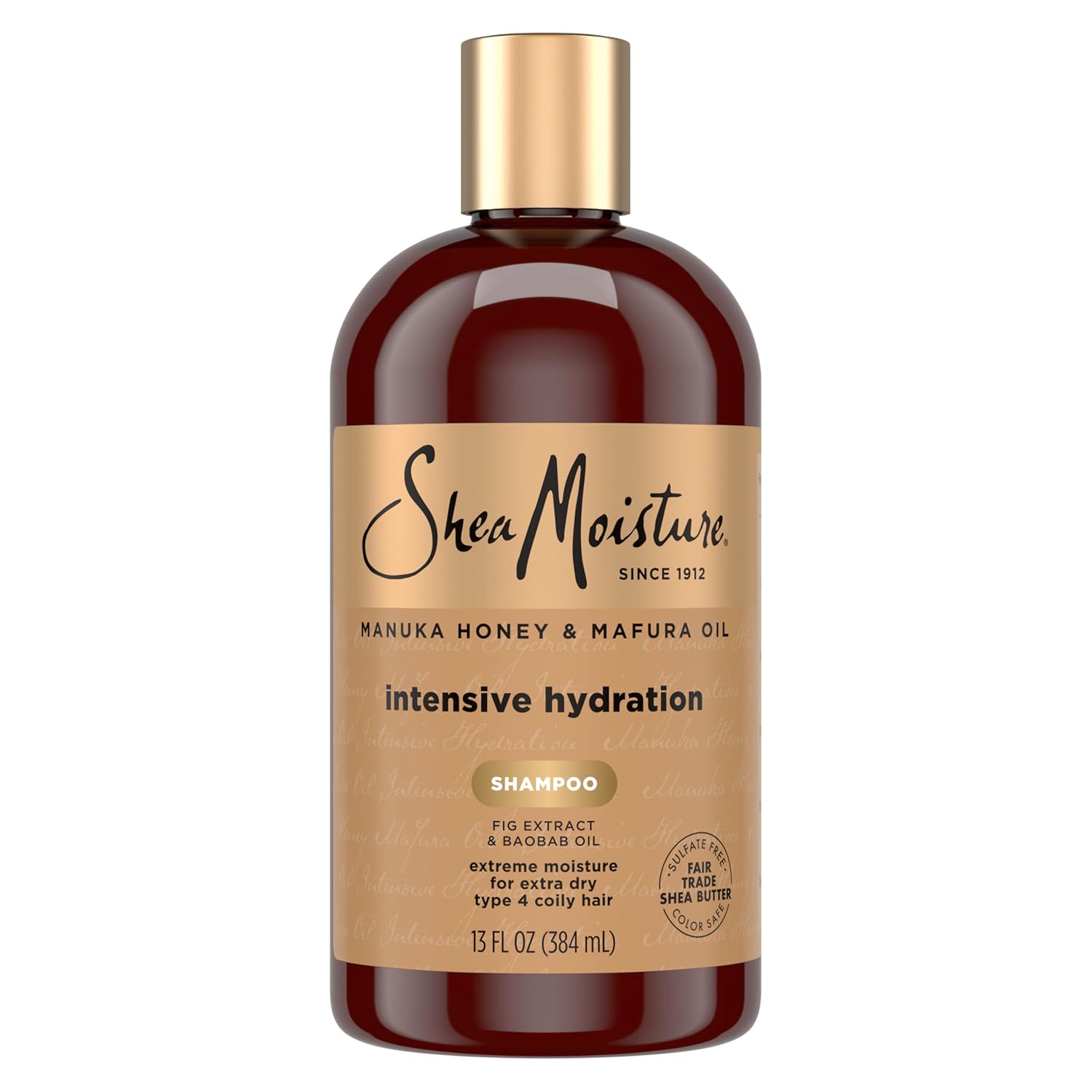 Shea Moisture Intensive Hydration Shampoo Manuka Honey and Mafura Oil for Dry, Damaged Hair Sulfate-Free 13 oz - Image 2