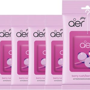Godrej Aer Power Pocket Floral Delight Bathroom Fragrance 10 g, 6-Pack