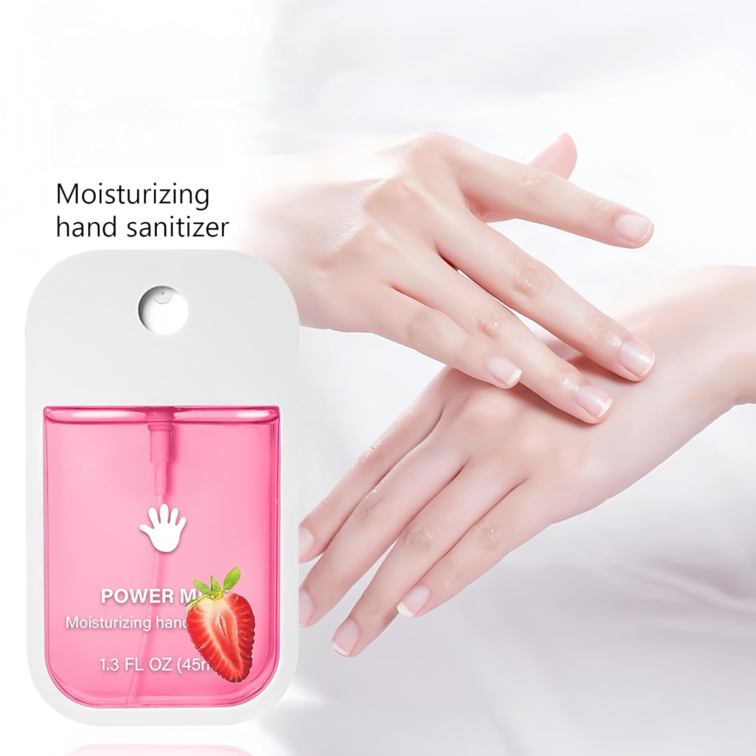 2pcs Hand Sanitizer Spray, Portable Power Mist Hydrating Hand Sanitizers Spray Travel Size, Pocket Hand Sanitizer Multi-Flavor Cleanses Your Hands - Image 5