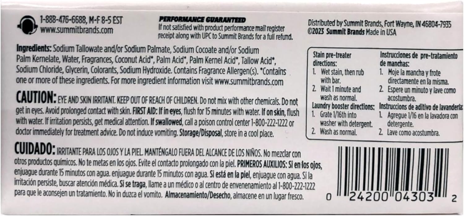 Fels Naptha Laundry Soap & Stain Remover Bar, Pack of 3 - Image 5