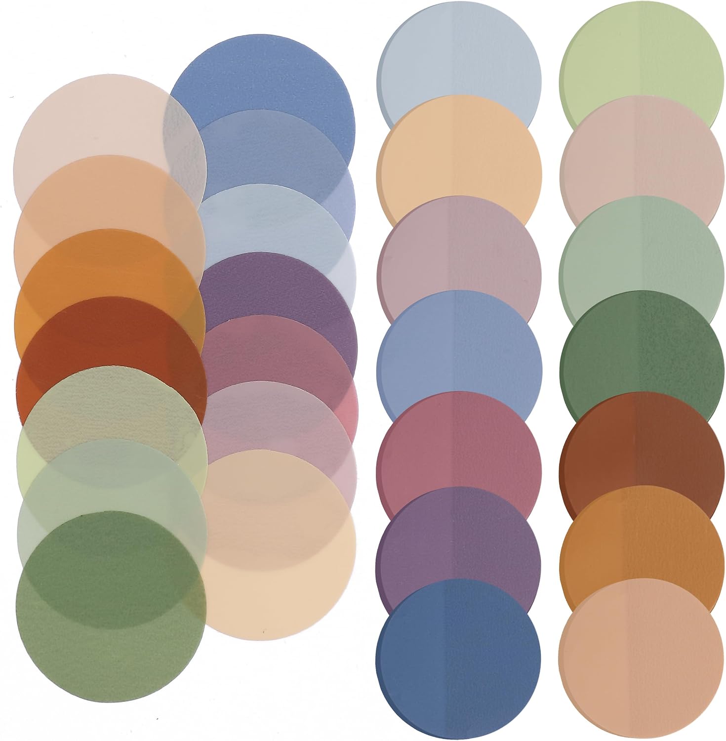 Mr. Pen- Round Transparent Sticky Notes, 1.1” Diameter, 14 Pads, 560 Sheets, Colorful, Water-Resistant See-Through Sticky Notes & Fineliner, Smooth Writing, Note Tabs for Bible Journaling, Studying - Image 9