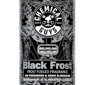 Chemical Guys Black Frost Air Premium Car Air Freshener Spray & Odor Eliminator – Crisp Masculine Scent Spray for Trucks, SUVs, RVs, and Motorcycles – Use in Home, Office, or Garage, 16 oz Bottle