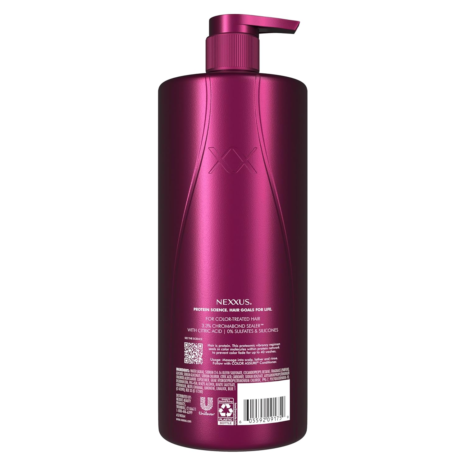 Nexxus Color Assure Shampoo for Vibrancy for Color Treated Hair Powered by Chromabond Sealer with Citric Acid 33.8 - Image 3