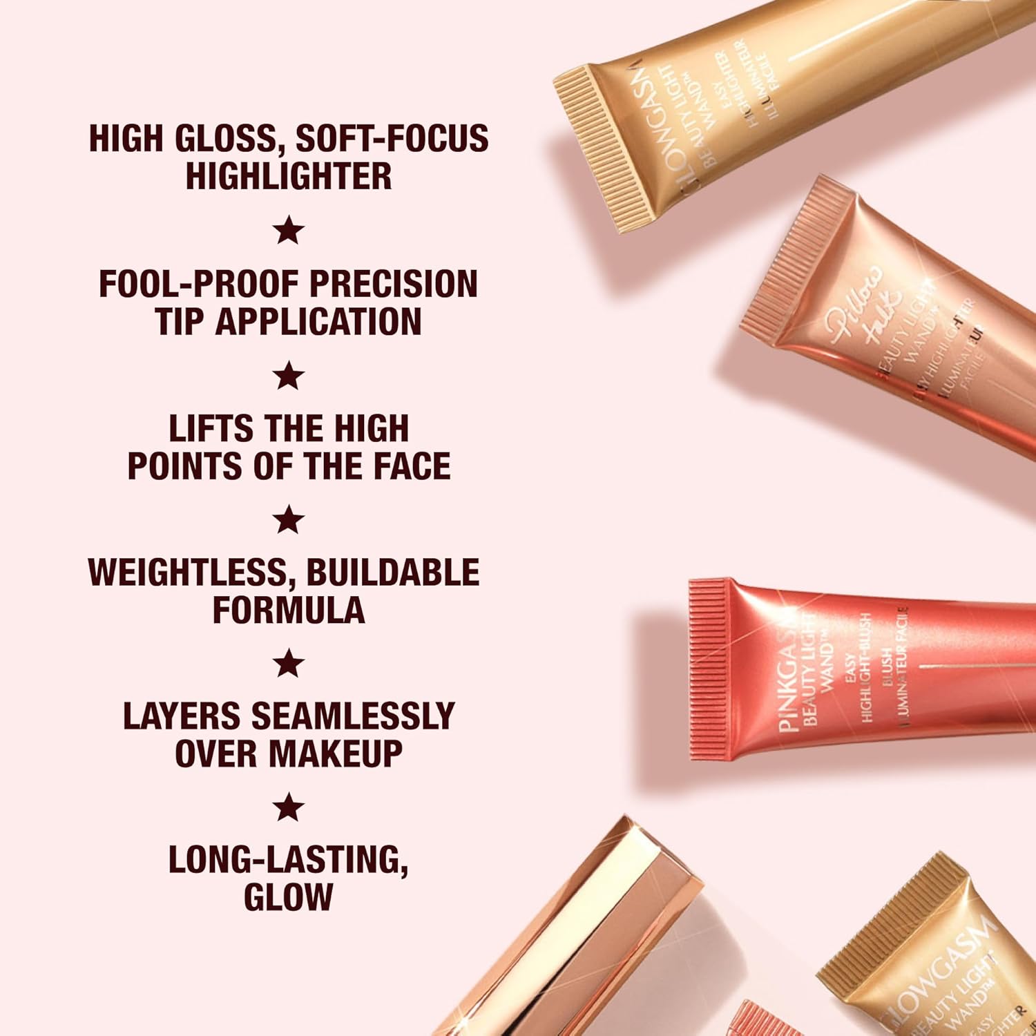 Charlotte Tilbury Beauty Light Wand Liquid Highlighter Makeup - Soft-Focus Highlighter & Blush for Cheeks - Pearlescent, Weightless Radiant Finish - Image 4