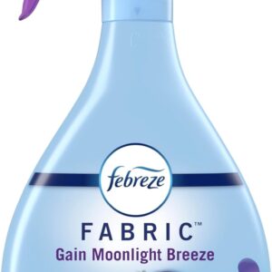 Febreze Fabric Spray, Air Freshener, Odor-Fighting Fabric Refresher, Couch and Linen Spray, Sneaker Balls Alternative, Multi-Use, Gain Moonlight Breeze Scent, 23.6 fl oz