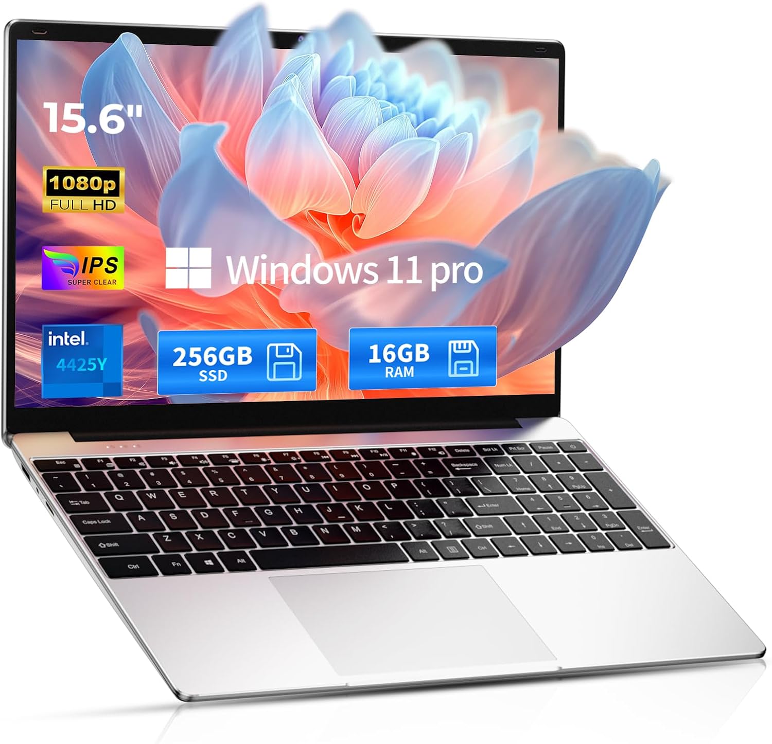 2026 Windows 11 Pro Traditional Laptop Computer, 16GB RAM 256GB SSD for Business Office Student School College, 15.6" FHD IPS Display, Lightweight Portable with Office 365, 4H Battery, 3.5 lbs - Image 2