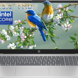 HP Notebook 15.6 FHD Laptop Computer with Microsoft Office 365, 16GB DDR4 RAM, 256GB SSD, Intel 4-Core N100 CPU, 2026 Edition, Numeric Keypad, Copilot AI, Windows 11 Home, Silver