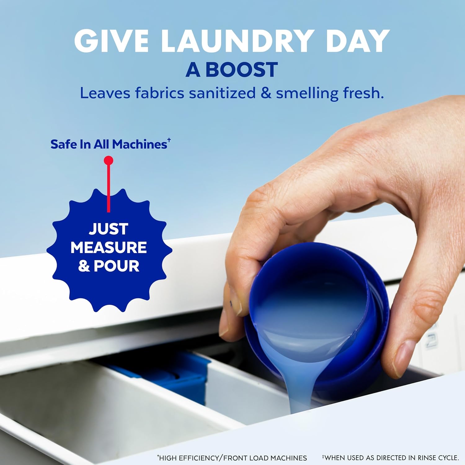 Lysol Disinfectant Laundry Sanitizer & Scent Booster, Laundry Detergent Additive, Color Safe Bleach Alternative, Laundry Odor Eliminator, Kills Bacteria & Viruses, Crisp Linen Scent, 41 Fl Oz Liquid - Image 11