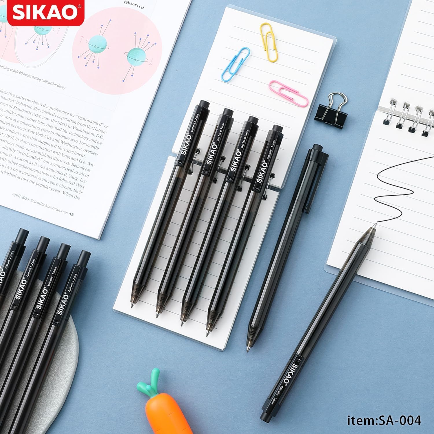 Black Pens Bulk, 60 Pack Retractable Ballpoint Pens Black Ink | Smooth Writing 1.0mm Clear Lines No-Smear, Click Pens for Teachers, Students, Servers, School & Office Supplies - Image 8