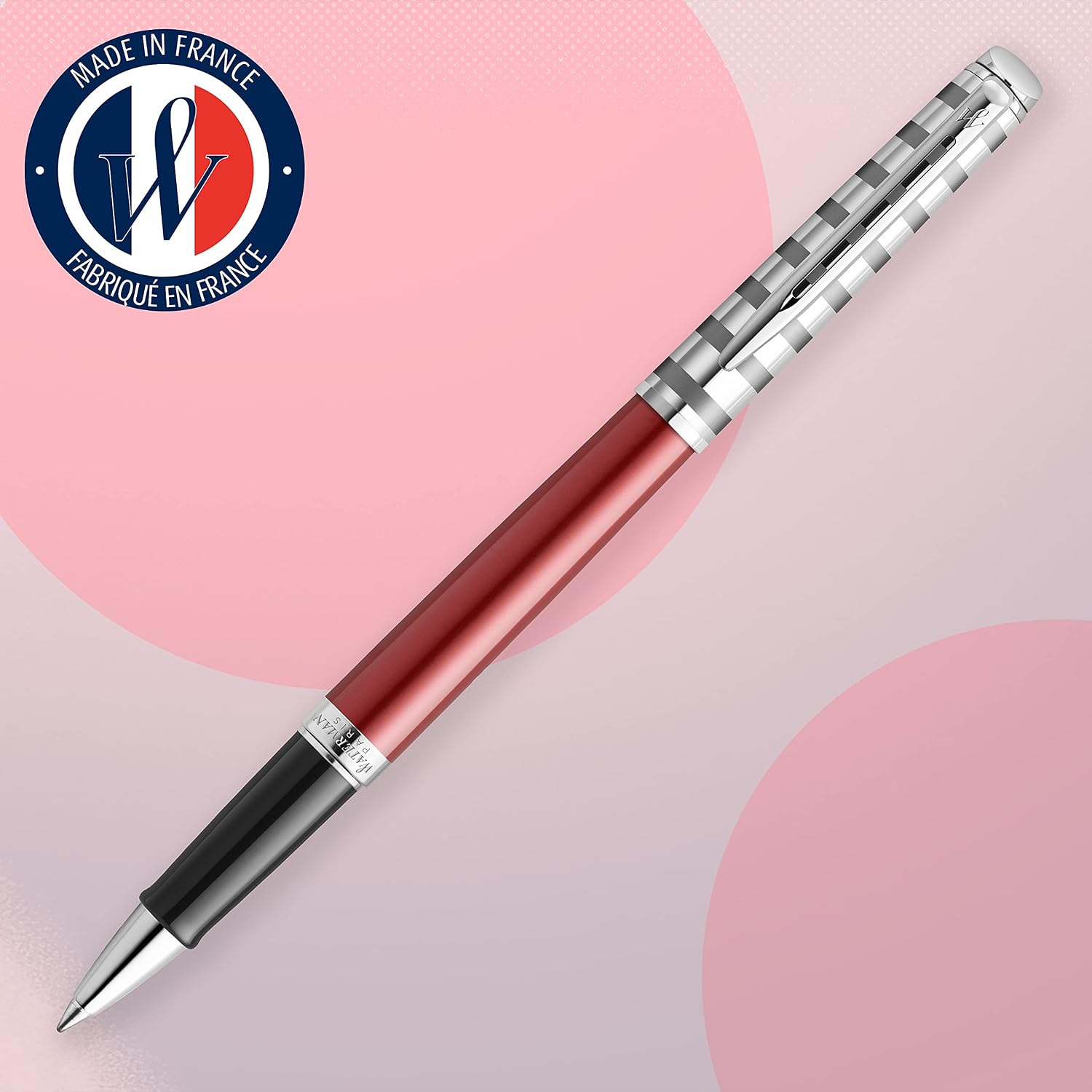 Waterman Rollerball Pen, Hemisphere French Riviera Collection, Le Club Red, Fine Point - Image 3
