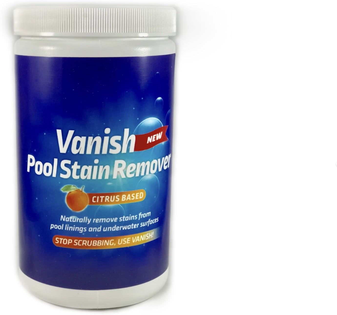 Bosh Chemical Vanish Pool & Spa Stain Remover (2LBS)- Natural Safe Citrus Based, Works Excellent on Vinyl, Fiberglass, and Metals, Removes Rust and Other Tough Stains - Image 2