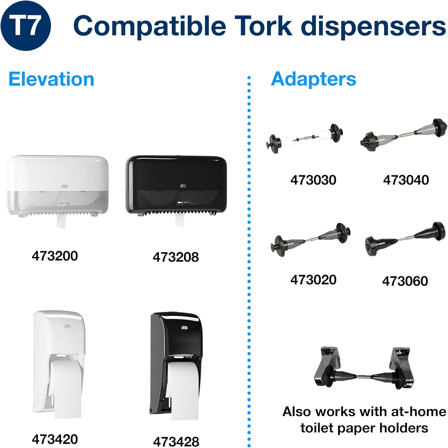 Tork Coreless High-Capacity Toilet Paper Roll White T7, Advanced, 2-Ply, 36 x 1000 sheets, 472880 - Image 8