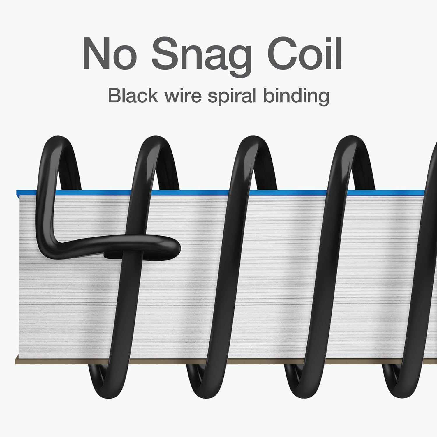 Oxford 1 Subject Spiral Notebook, Notebook for School, Plastic Covers, Back to School Supplies, College Ruled, 100 Sheets, 5 Pack, Assorted Primary Colors: Black, Blue, Red, Green and Yellow (1009289) - Image 6