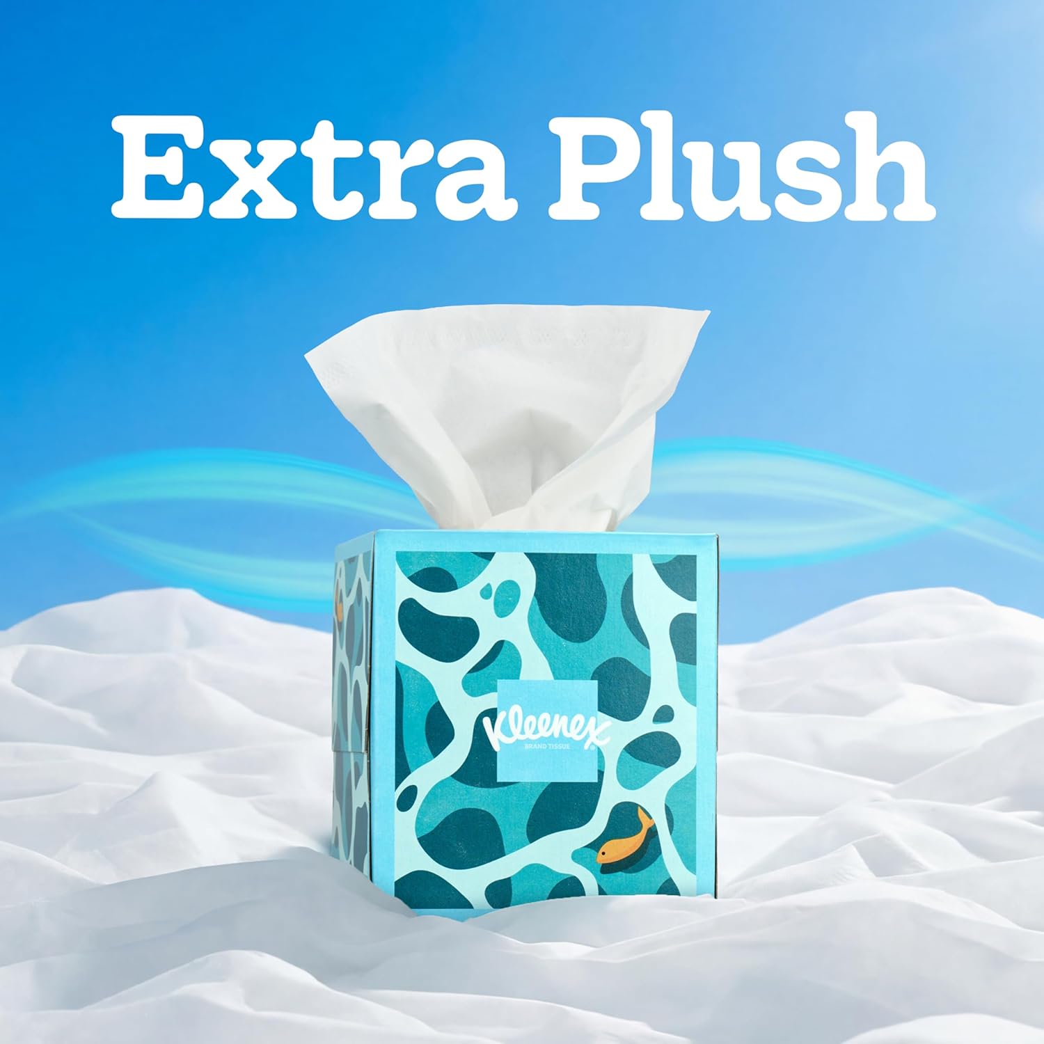 Kleenex Cooling + Aloe Facial Tissues, 4 Cube Boxes, 50 Tissues Per Box, 2-Ply - Image 6