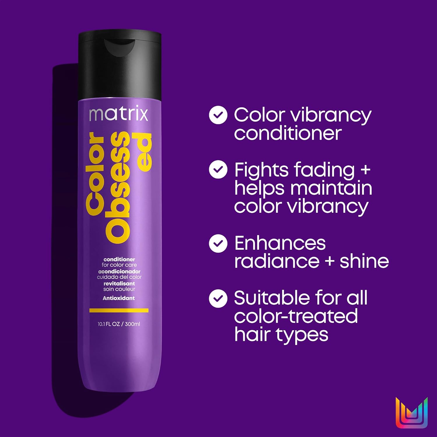 Matrix Color Obsessed Antioxidant Conditioner For Color-Treated Hair - Enhances Hair Colors, Protects Vibrancy and Prevents Fading, Cruelty-Free & Vegan - Image 5