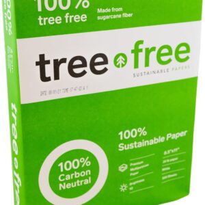 BAZIC Products Tree Free Copy Paper – 8.5 X 11 Made From Sugarcane Fiber, Smooth Printer Paper for Daily Use, Reliable Copy & Printing Paper Ideal for Home, Office and School, 500/Ream
