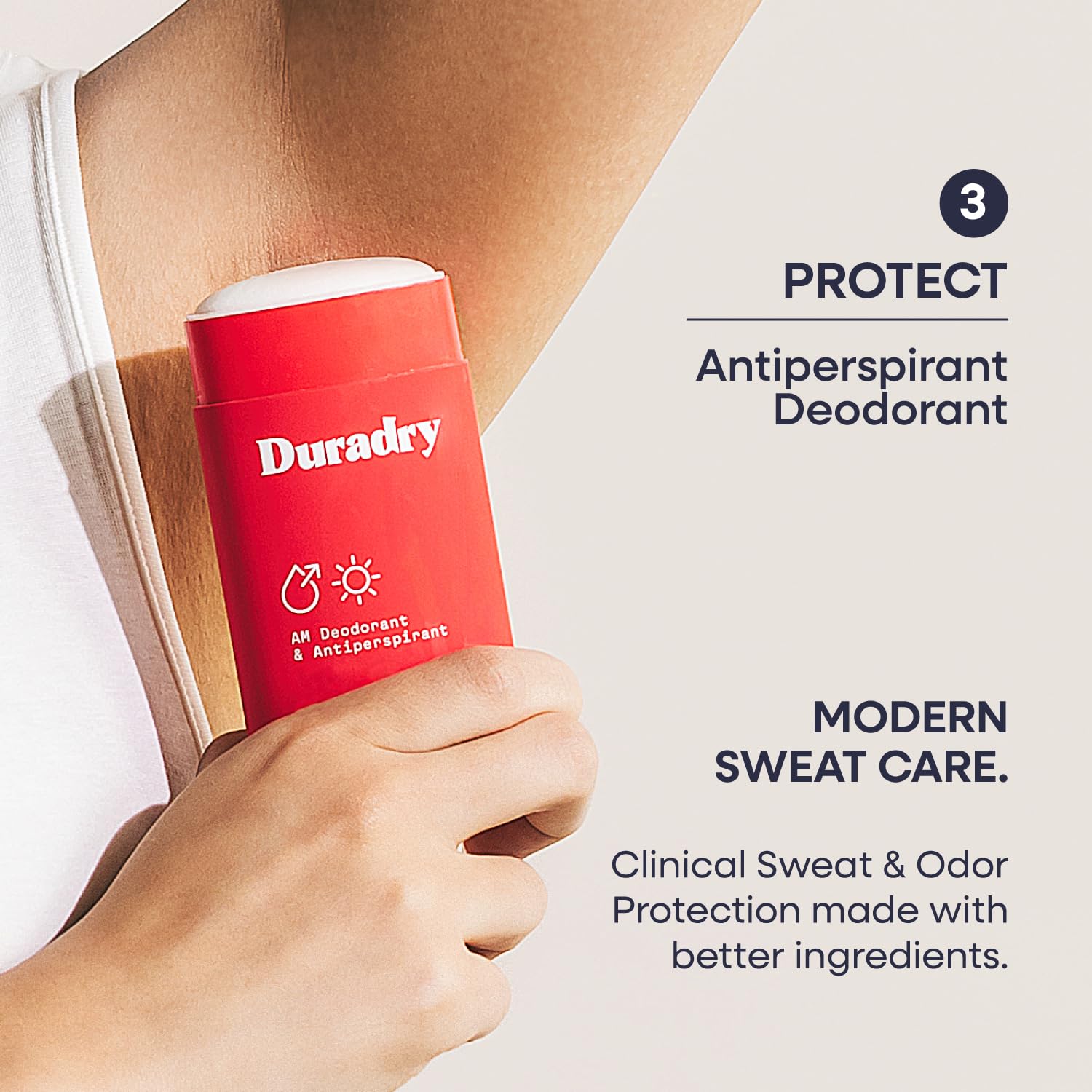 Duradry 3-Step System - Formulated to fight Excessive Underarm Sweating, Hyperhidrosis, Block Sweat & Odor - Antiperspirant Deodorant Stick, Sweat Minimizing Gel, Deodorizing Body Wash - Barca - Image 10