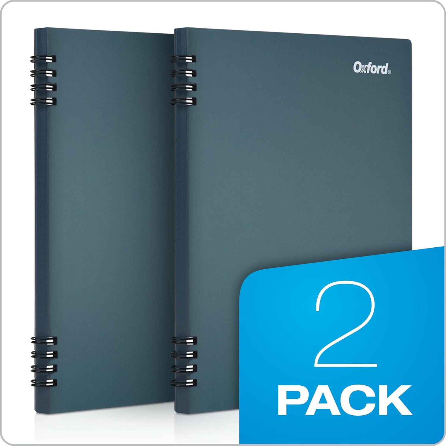 Oxford Stone Paper Notebook, School Notebook, Smooth Note-Taking Pad, Journal for Writing, 5-1/2" x 8-1/2", Blue Cover, 60 Sheets, 2 Pack (161641) - Image 7