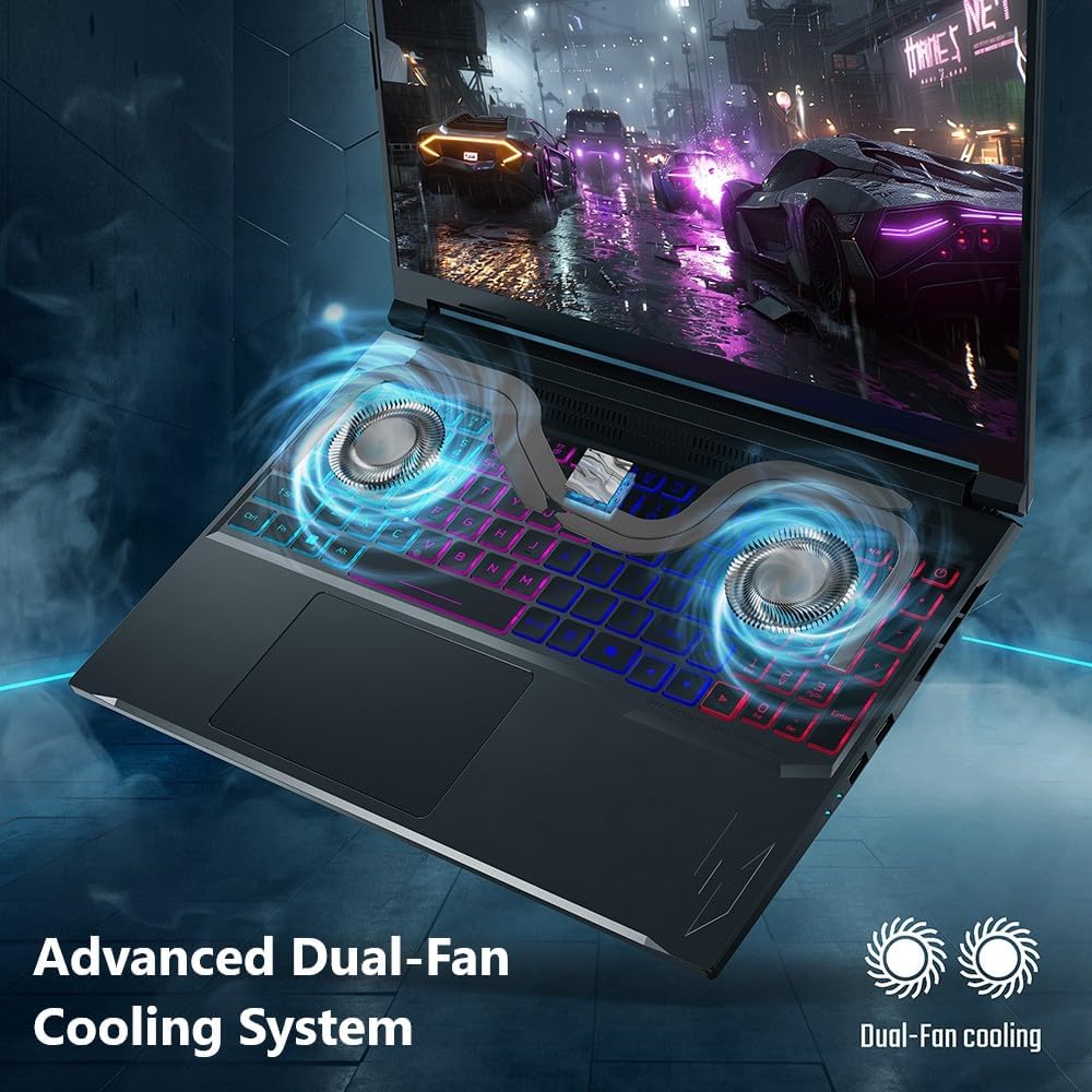 Acer Nitro V 16S AI Gaming Laptop | AMD Ryzen 7 260 Processor | NVIDIA GeForce RTX 5060 Laptop GPU (572 AI Tops) | 16" WUXGA IPS 180Hz Display | 32GB DDR5 | 1TB Gen 4 SSD | Wi-Fi 6 | ANV16S-41-R2AJ - Image 9