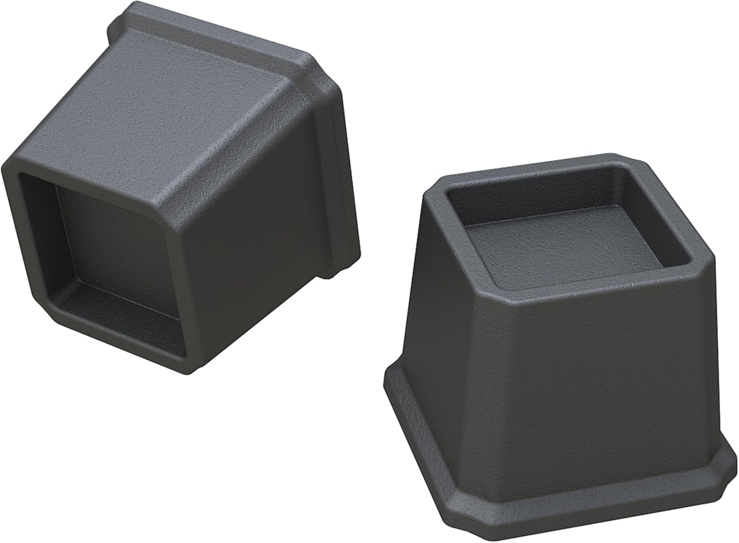 Bed Risers 3 Inch Heavy Duty Bed Elevators, Set of 6 Lifts Up 3,000 lbs Furniture Riser for Sofa and Table, Black - Image 6