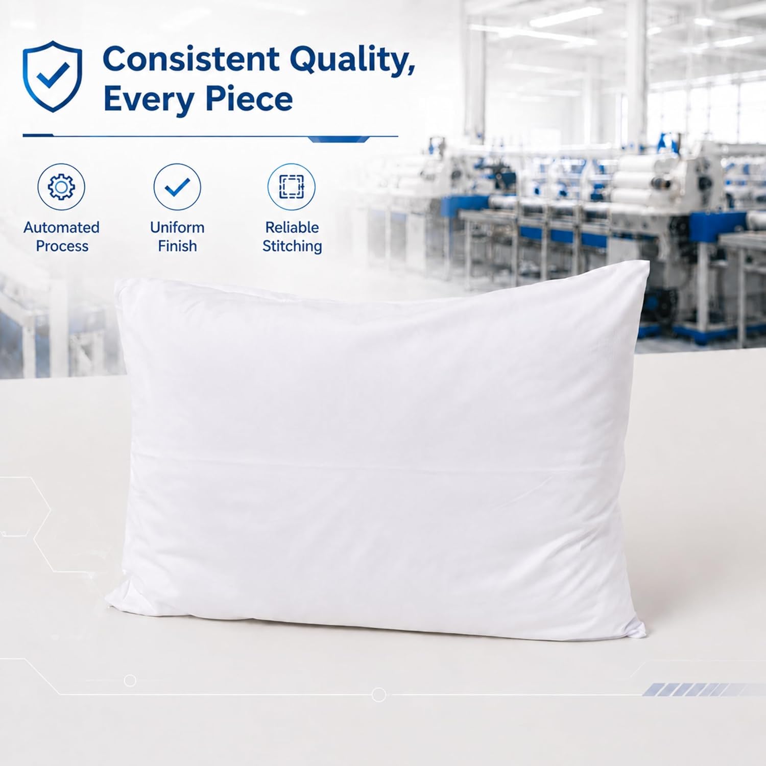 ZPECC White Pillow Cases Bulk 24 Pack - Standard Pillowcases with Envelope Closure, Soft Brushed Microfiber Pillow Cover for Hotel Airb&bs Hospital Bedding Essential - Image 3