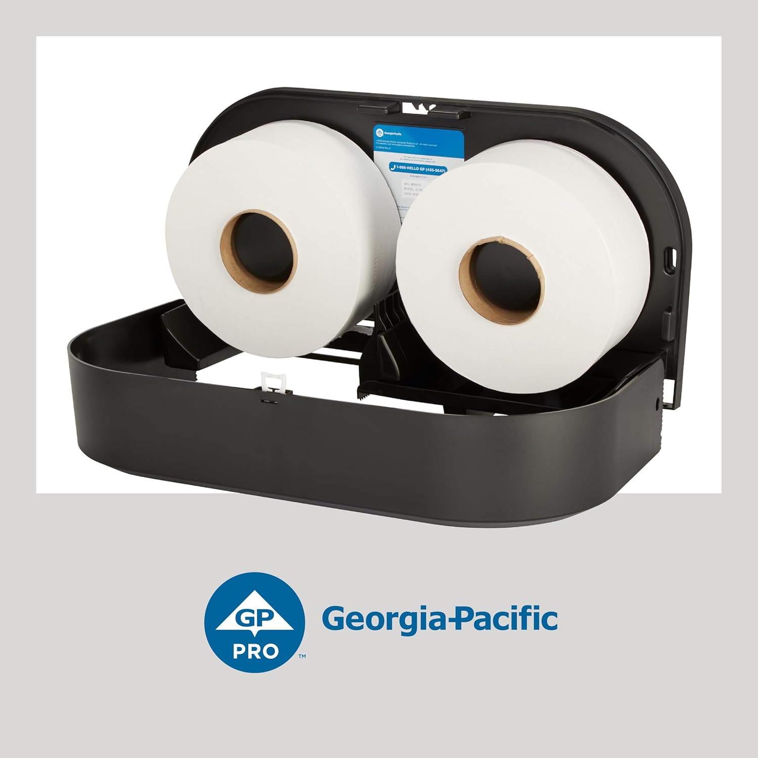 Georgia-Pacific Professional Series Jumbo Jr. 2-Ply Toilet Paper by GP PRO (Georgia-Pacific), 2172114, 1000 Feet Per Roll, 4 Rolls Per Case - Image 4