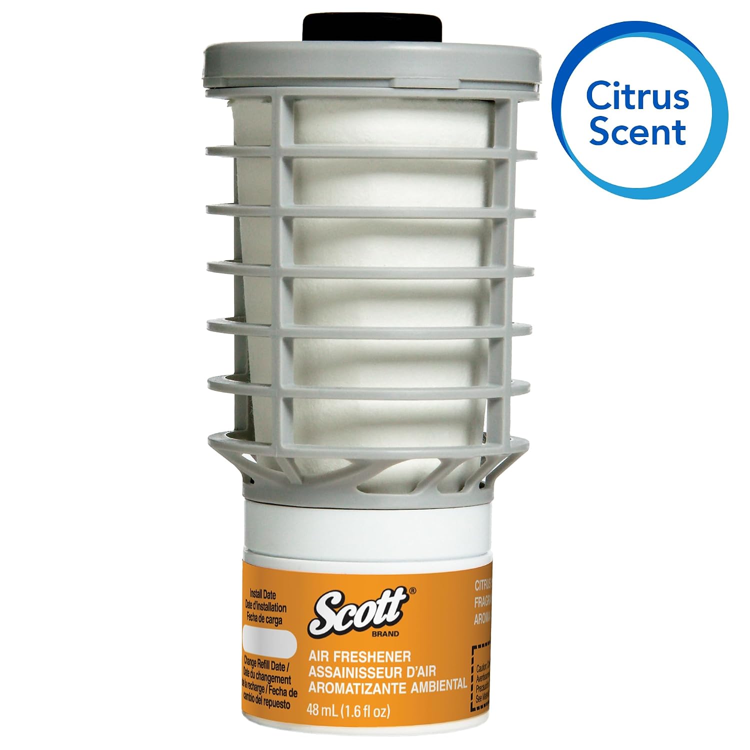 Scott Essential Air Freshener Refill (91067), Citrus, Automatic / Continuous Release, 6 Refills / Case - Image 3